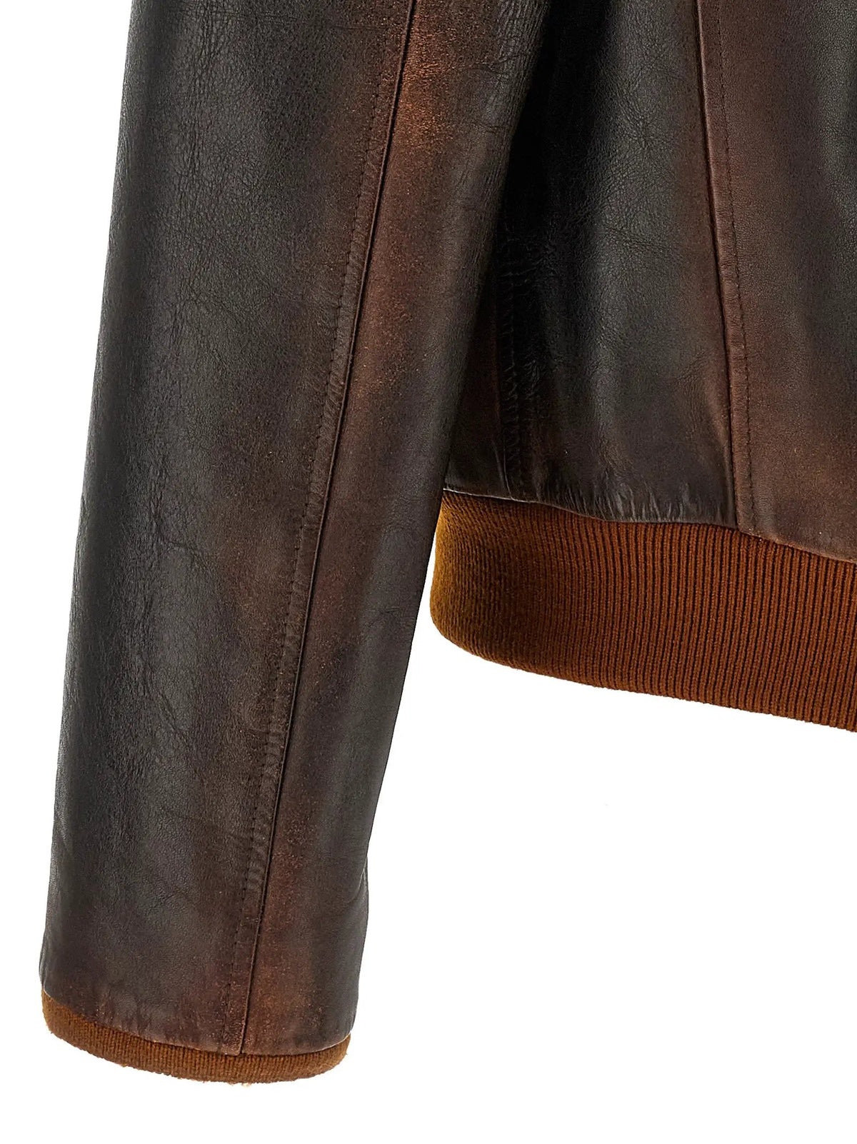 Golden Goose Golden Goose Brown Cowhide Leather Jacket