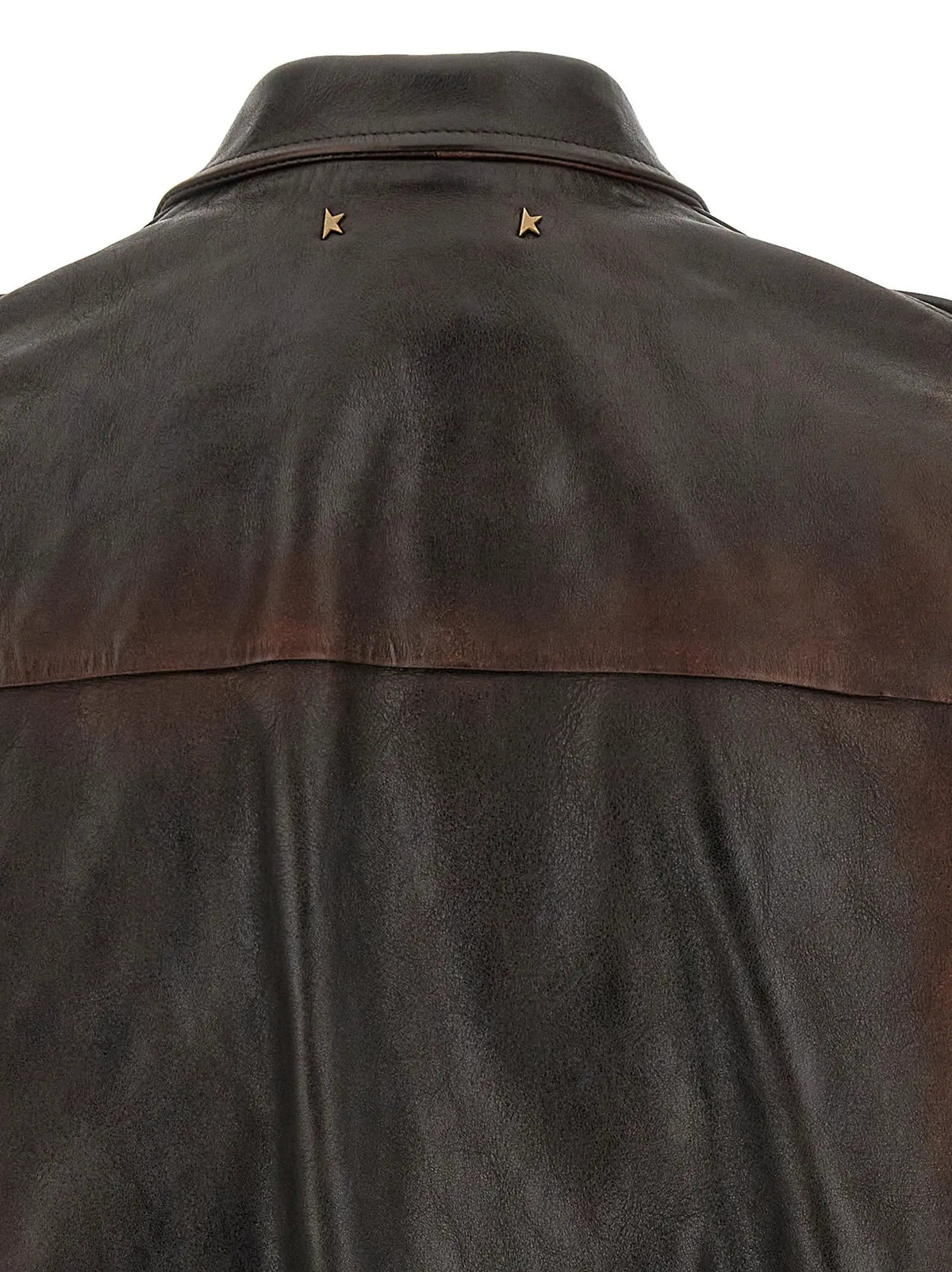 Golden Goose Golden Goose Brown Cowhide Leather Jacket