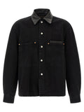 Lemaire Lemaire Black Cotton Denim Jacket