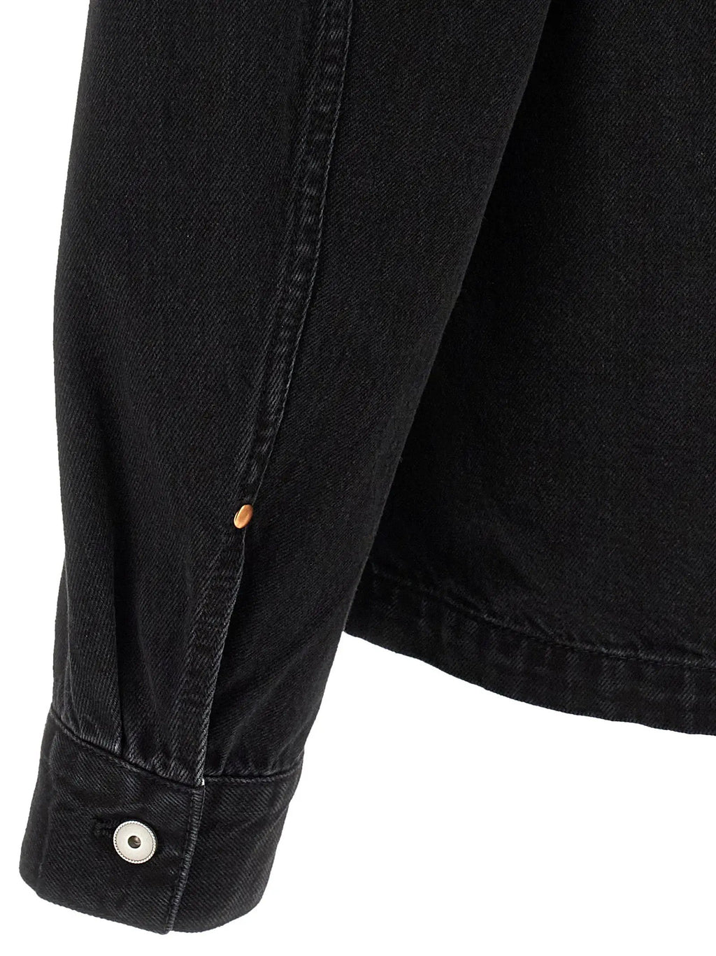 Lemaire Lemaire Black Cotton Denim Jacket