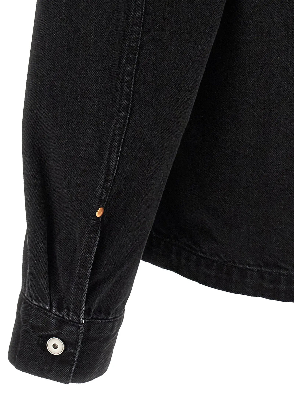 Lemaire Lemaire Black Cotton Denim Jacket