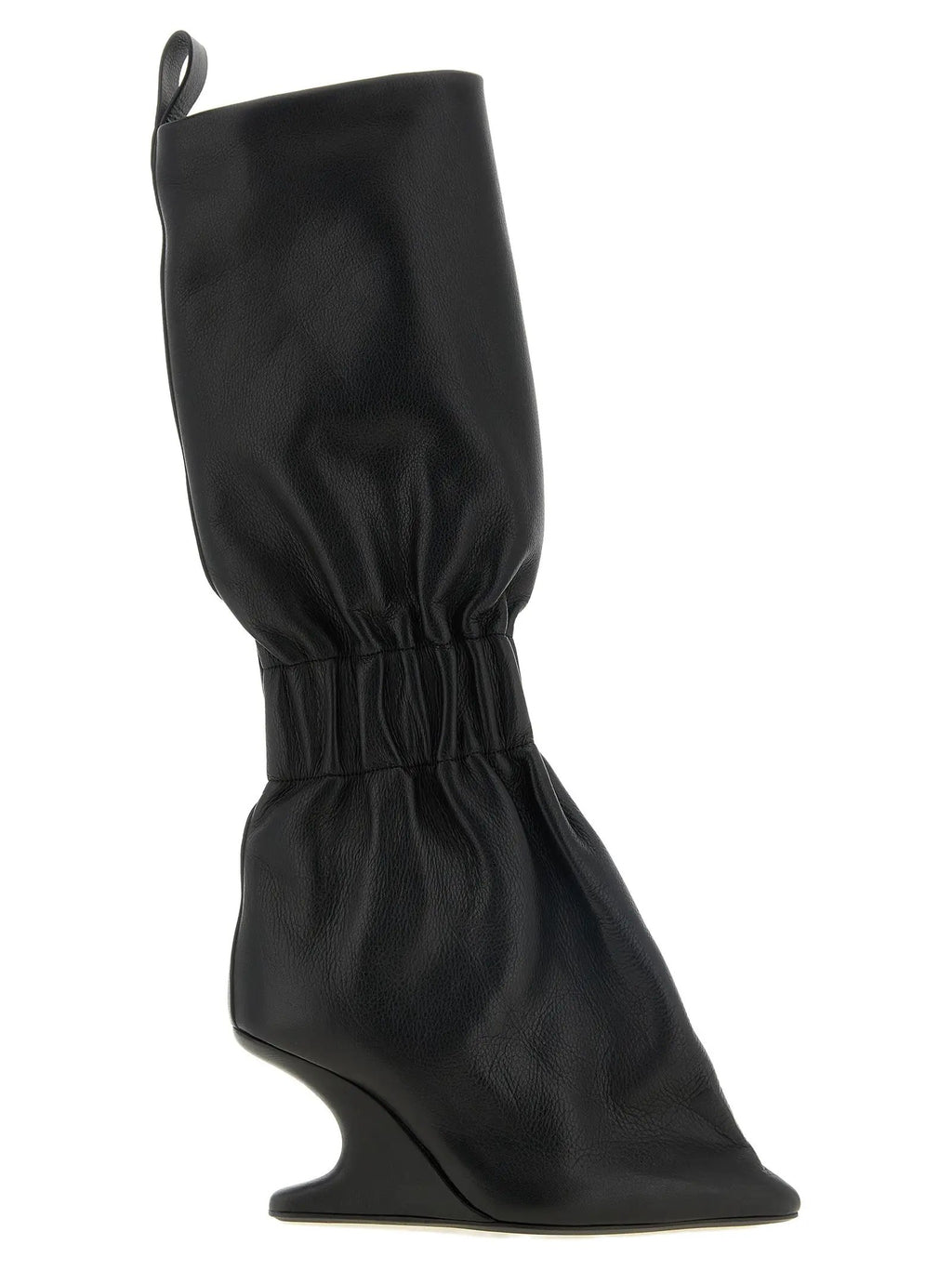 Rick Owens Rick Owens Black Calfskin Over The Knee