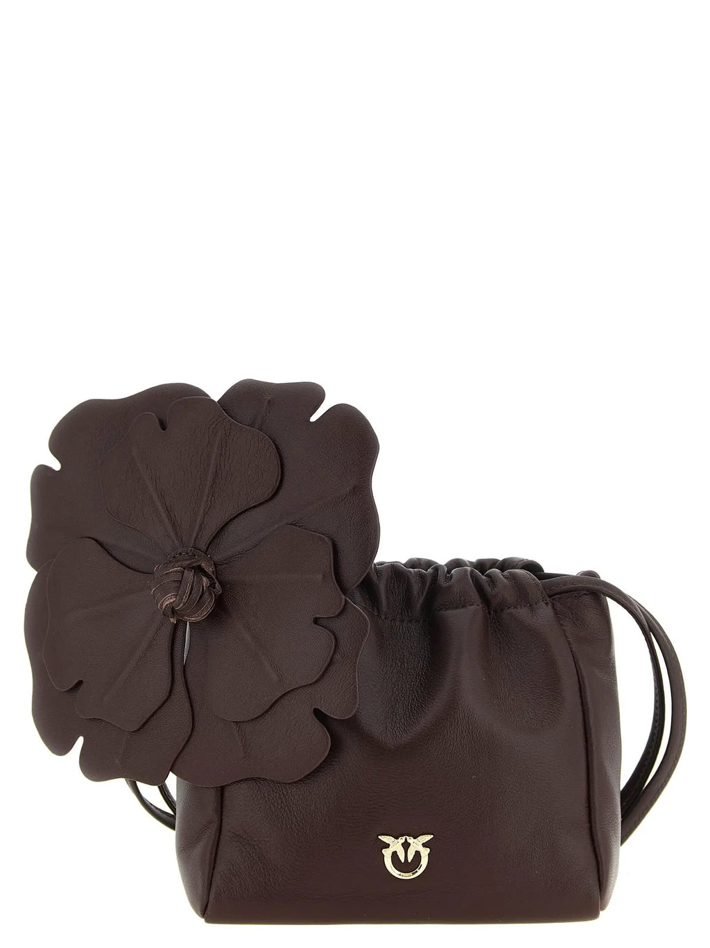 PINKO PINKO Bordeaux Lambskin Clutch Bag