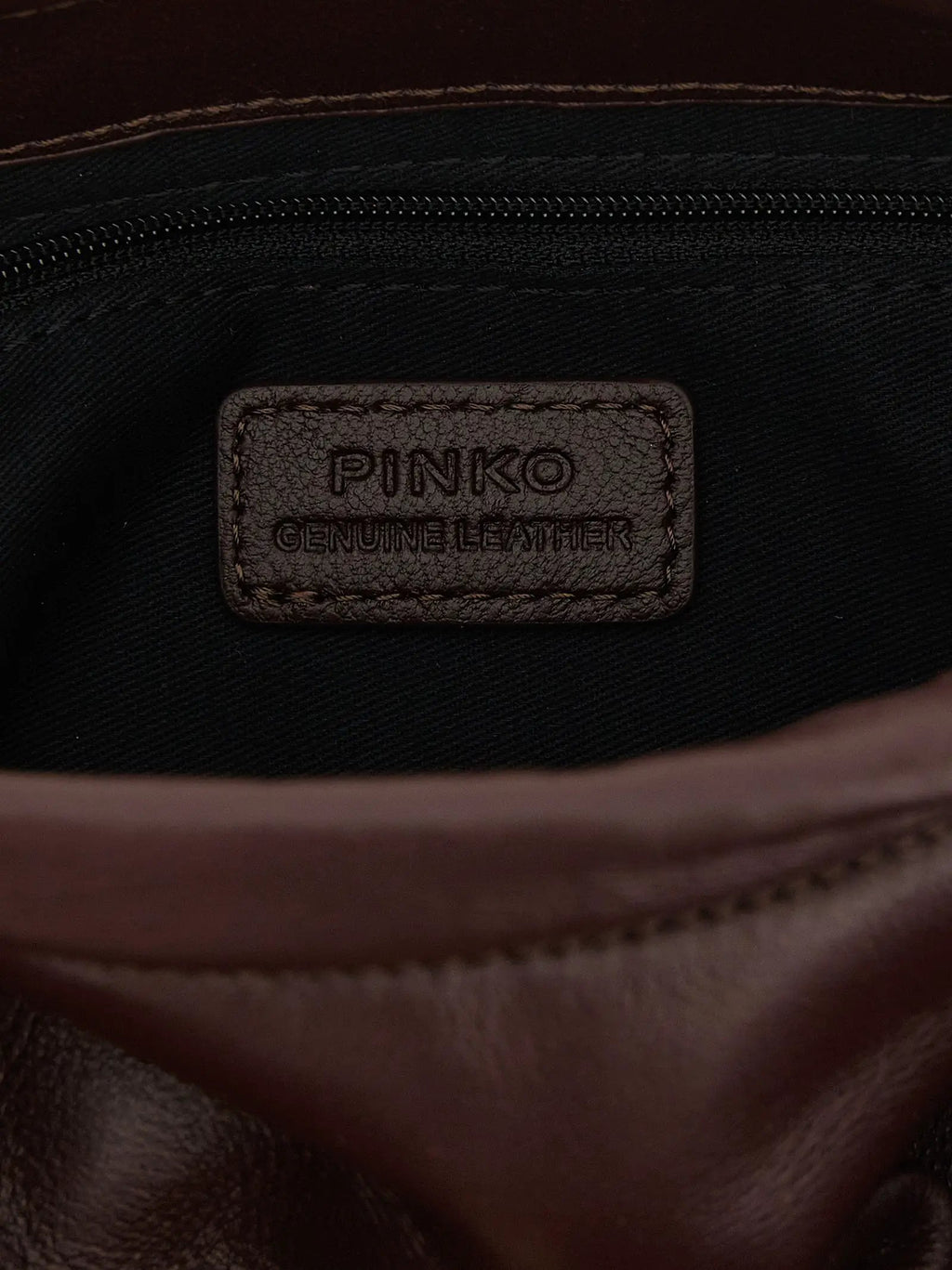 PINKO PINKO Bordeaux Lambskin Clutch Bag