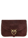 PINKO PINKO Bordeaux Calfskin Crossbody Bag