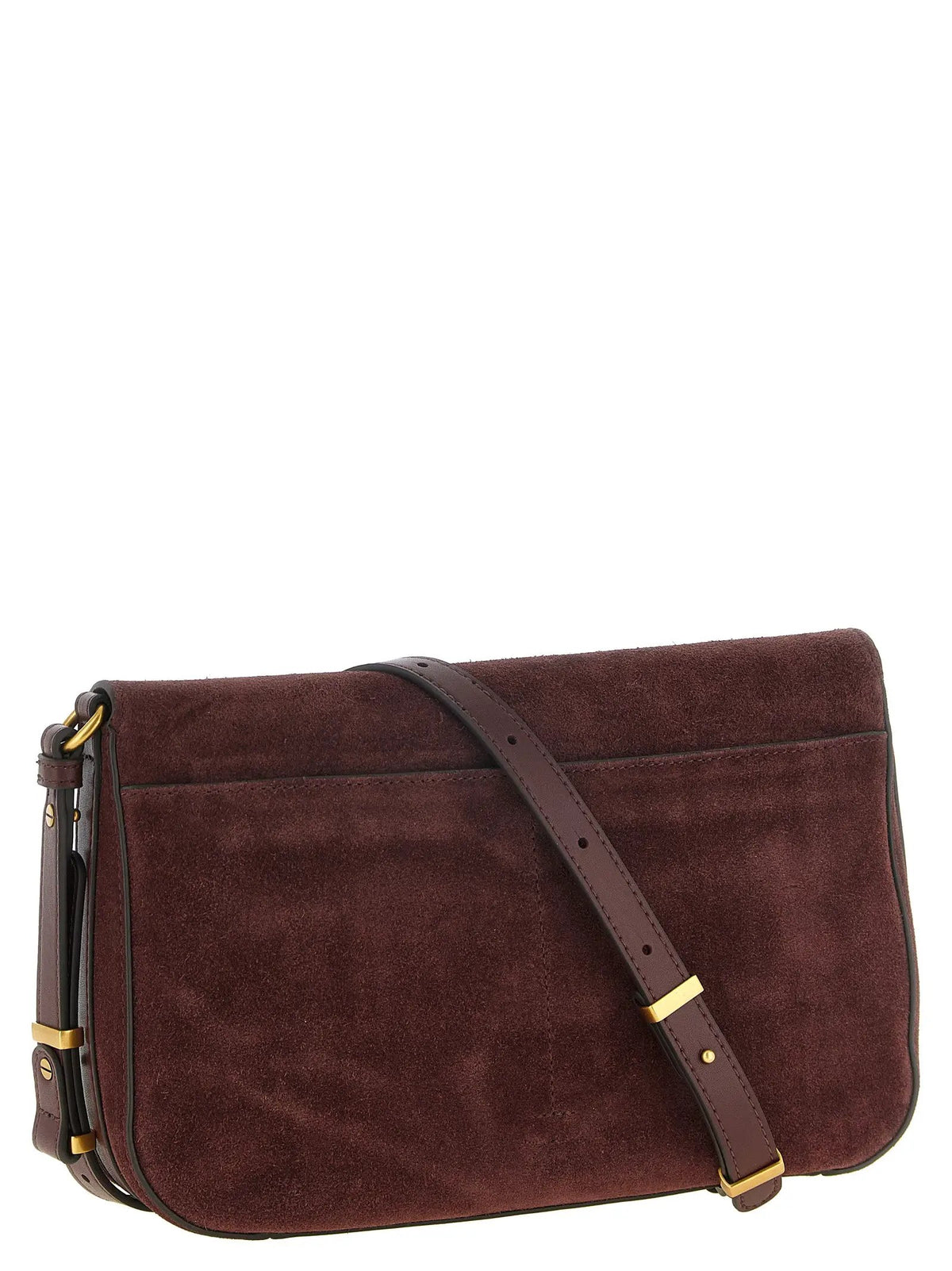 PINKO PINKO Bordeaux Calfskin Crossbody Bag