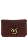 PINKO PINKO Bordeaux Calfskin Crossbody Bag