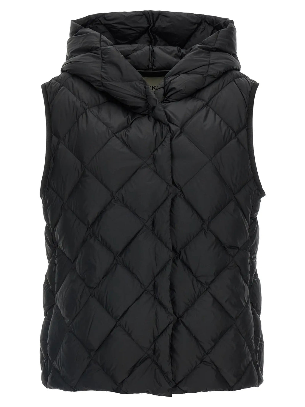 Max Mara Max Mara Black Polyester Sleeveless Jacket