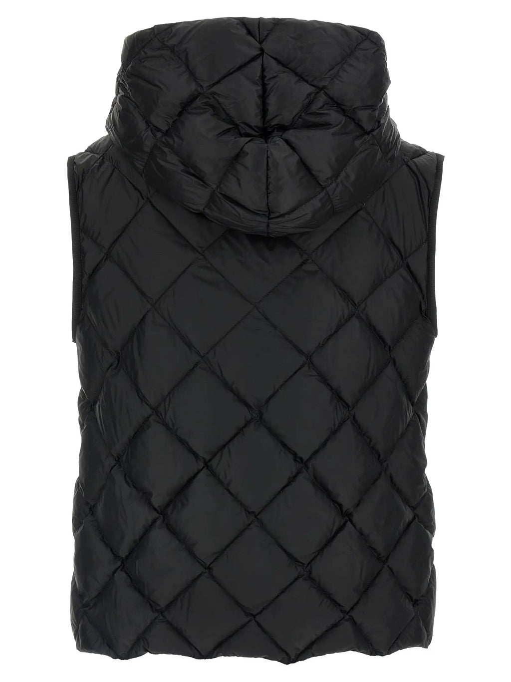 Max Mara Max Mara Black Polyester Sleeveless Jacket