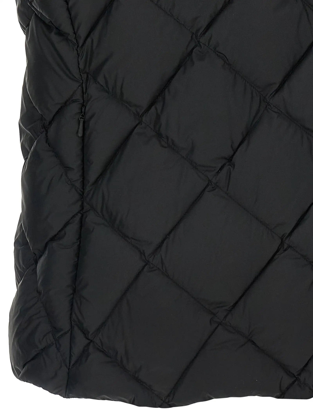 Max Mara Max Mara Black Polyester Sleeveless Jacket