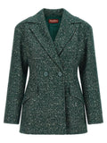 Max Mara Max Mara Bicolor Virgin Wool Blazer