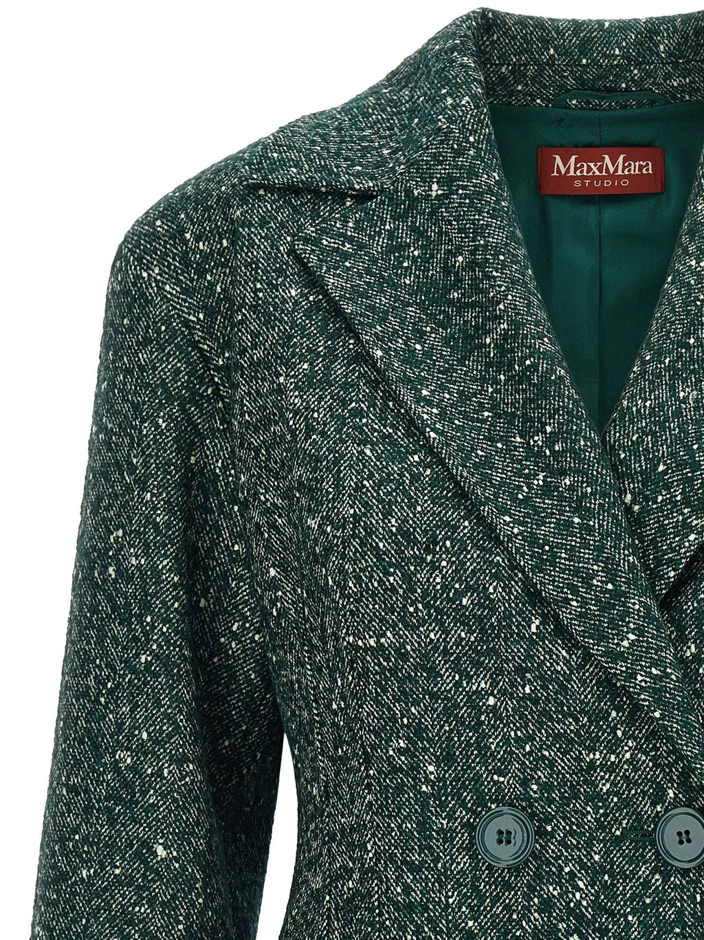 Max Mara Max Mara Bicolor Virgin Wool Blazer