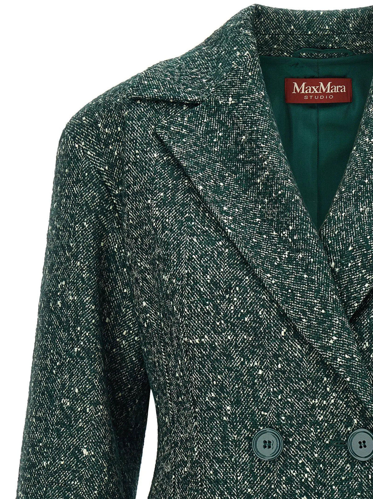 Max Mara Max Mara Bicolor Virgin Wool Blazer
