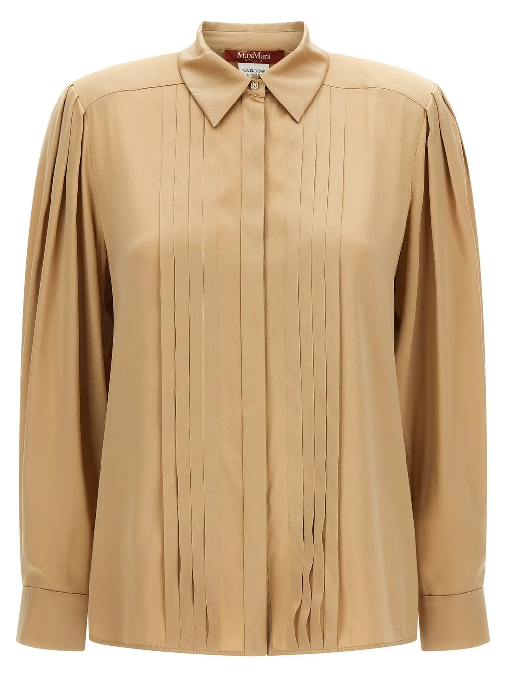Max Mara Max Mara Beige Silk Blouse