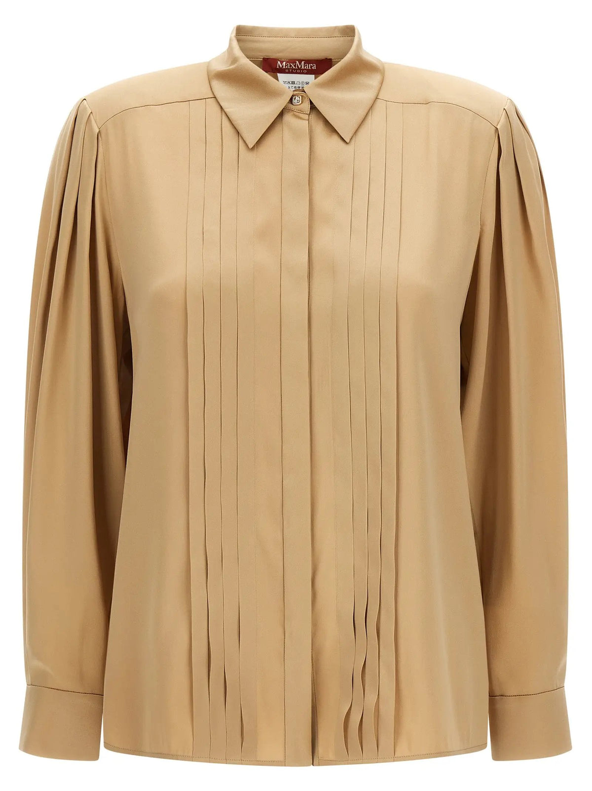 Max Mara Max Mara Beige Silk Blouse