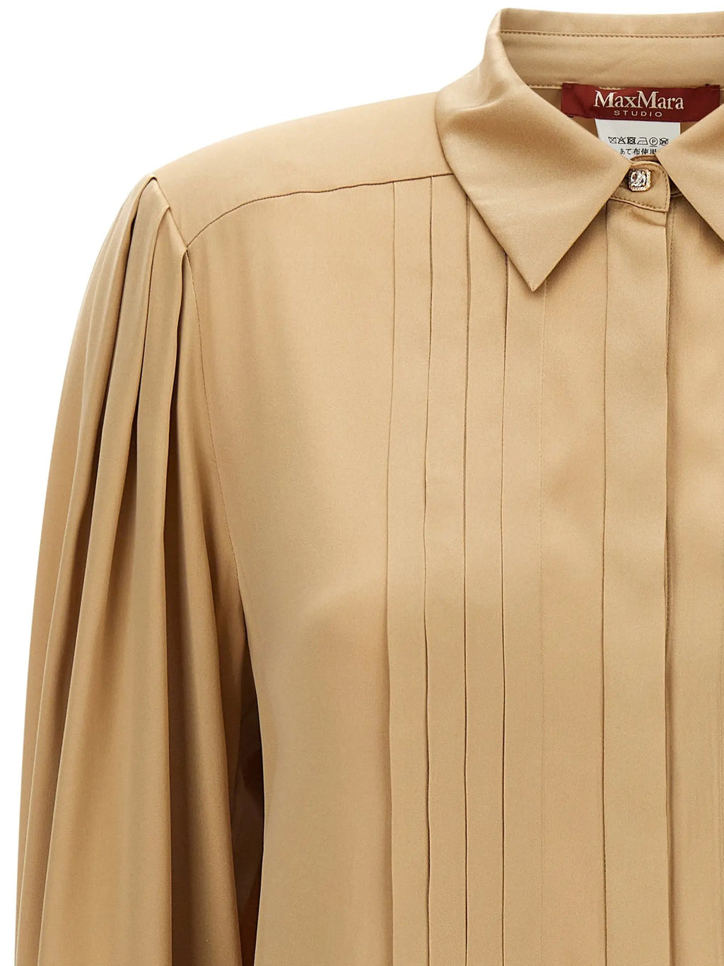 Max Mara Max Mara Beige Silk Blouse
