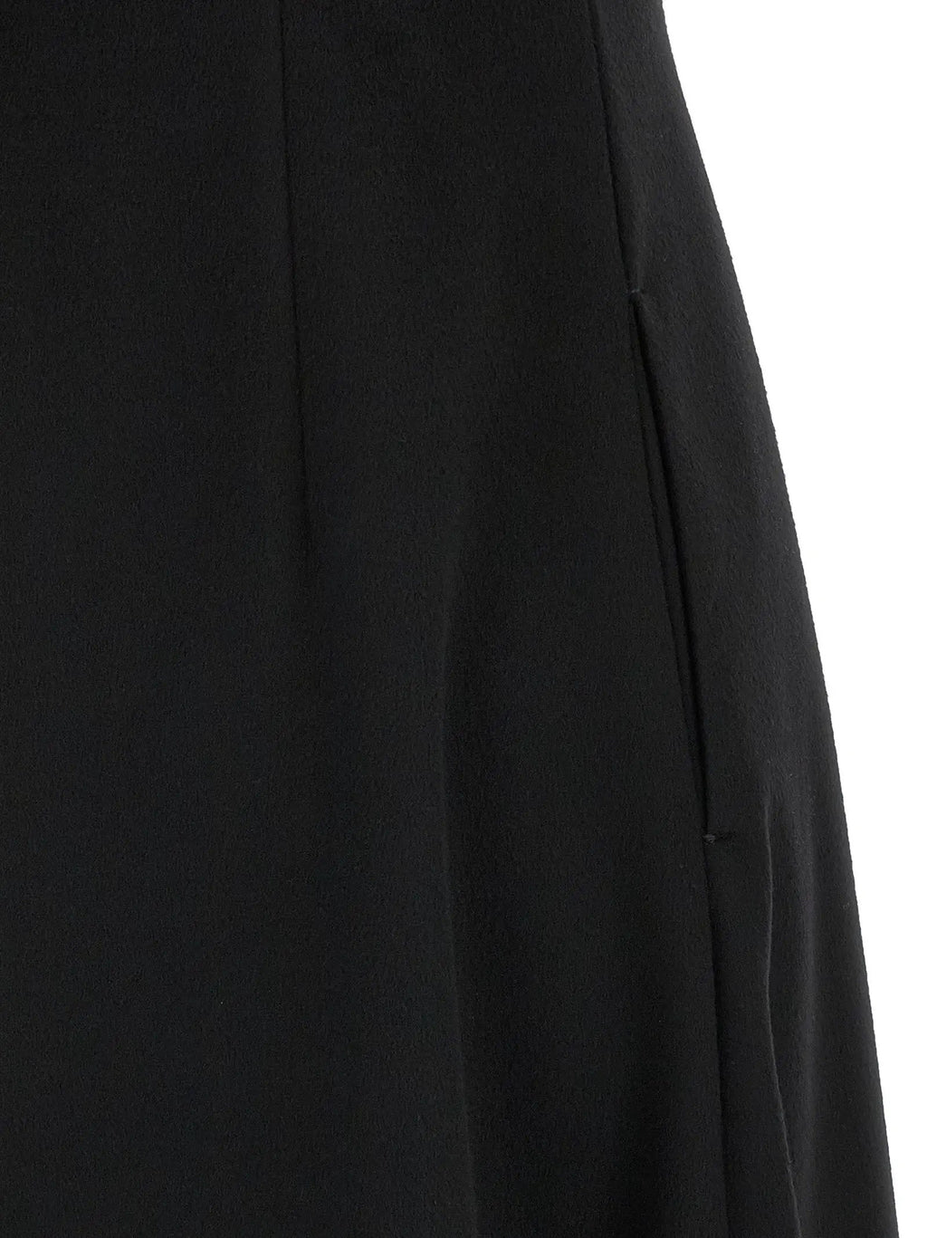 Max Mara Max Mara Black Wool Midi Dress