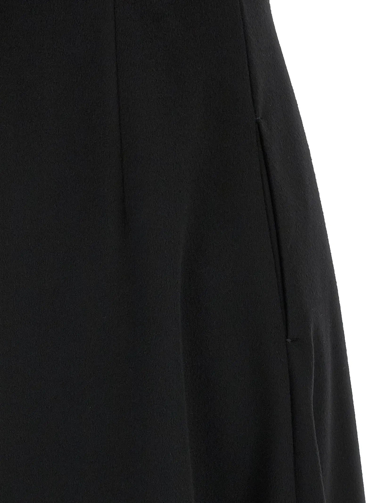 Max Mara Max Mara Black Wool Midi Dress