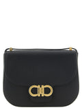 Ferragamo Ferragamo Black Calfskin Crossbody Bag