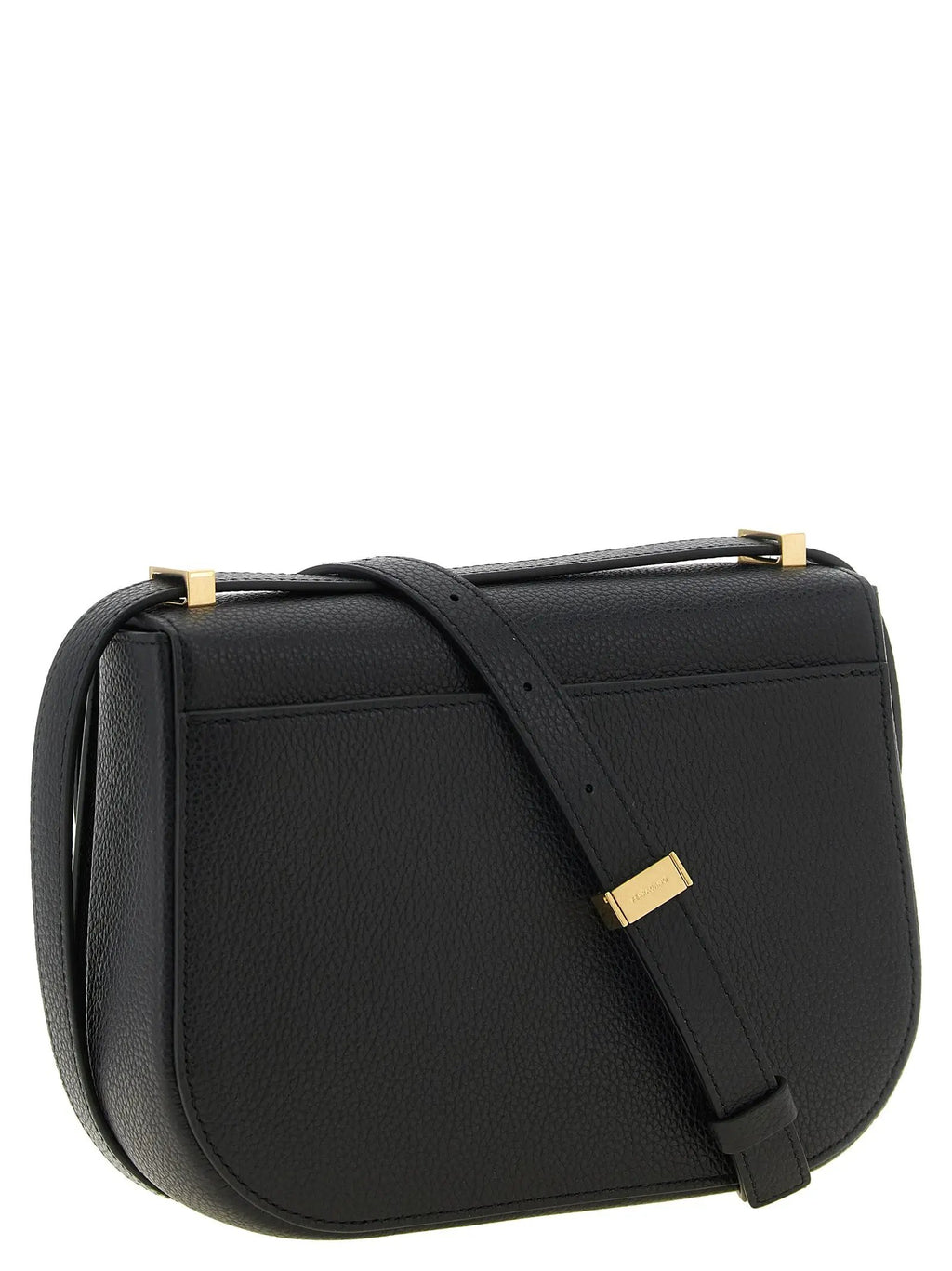 Ferragamo Ferragamo Black Calfskin Crossbody Bag