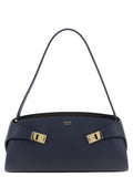 Ferragamo Ferragamo Blue Calfskin Shoulder Bag