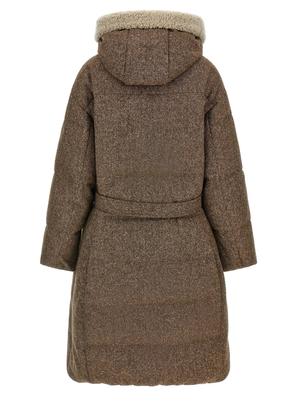 Brunello Cucinelli Brunello Cucinelli Brown Virgin Wool Coat