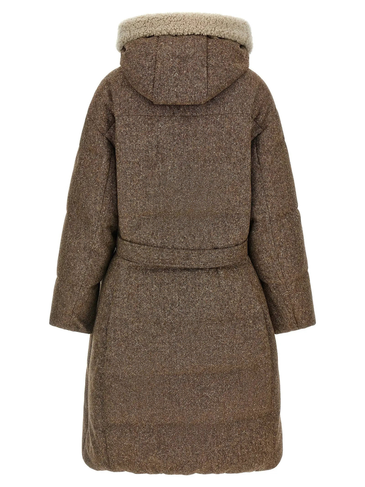 Brunello Cucinelli Brunello Cucinelli Brown Virgin Wool Coat
