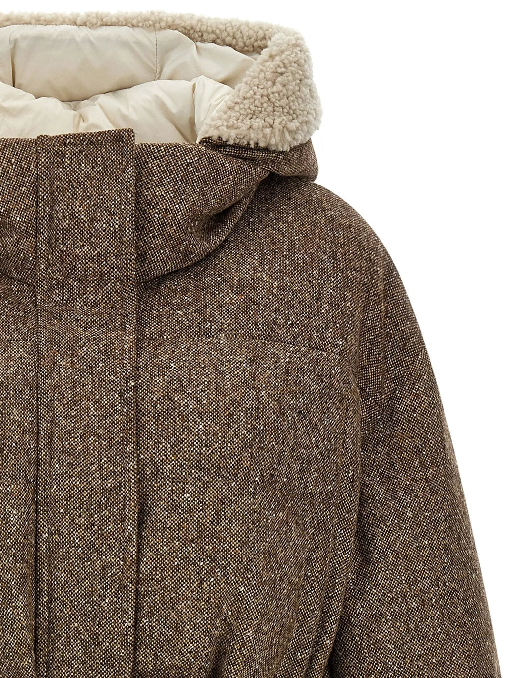 Brunello Cucinelli Brunello Cucinelli Brown Virgin Wool Coat