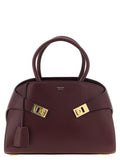 Ferragamo Ferragamo Bordeaux Calfskin Handbag