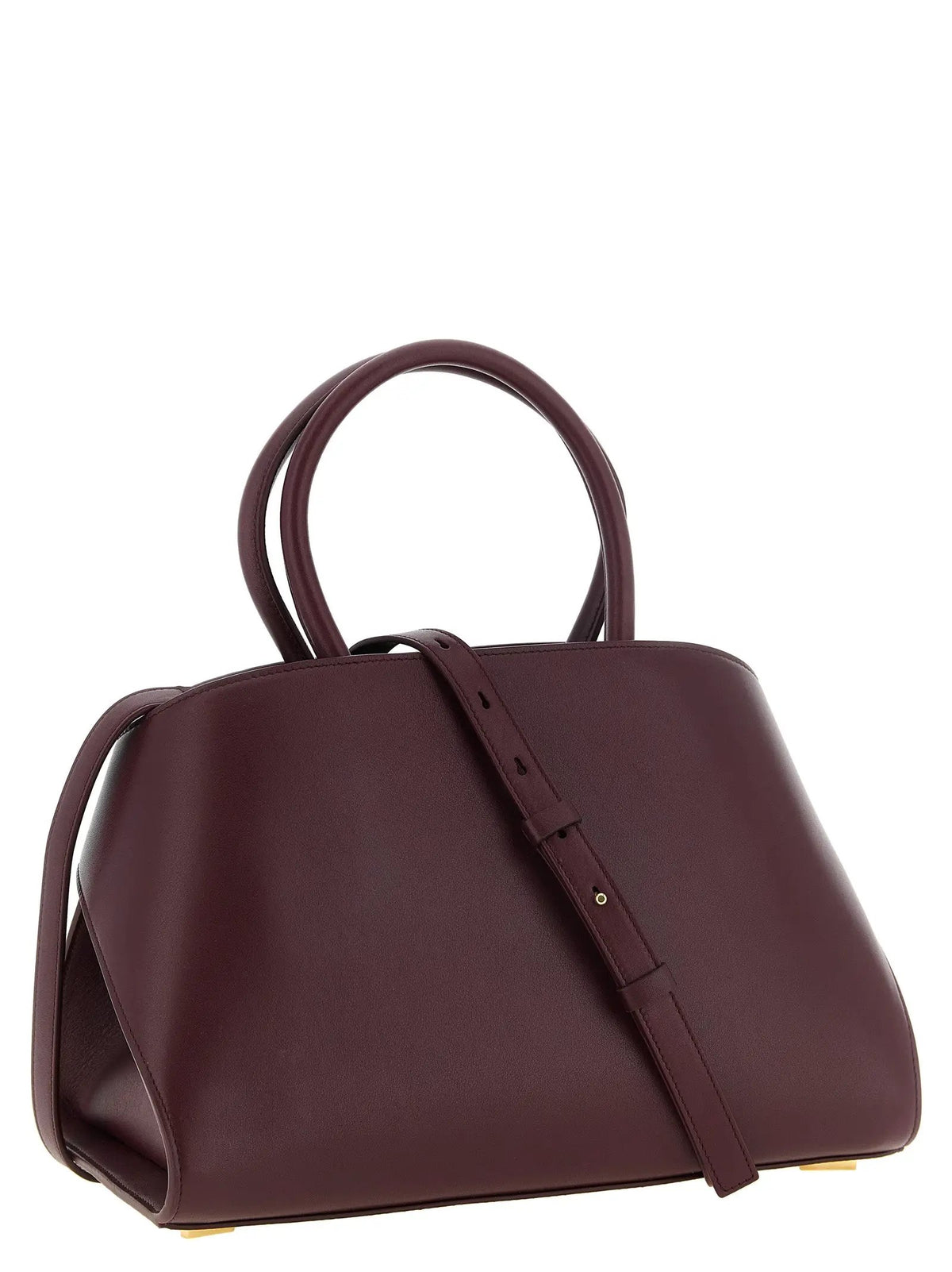 Ferragamo Ferragamo Bordeaux Calfskin Handbag