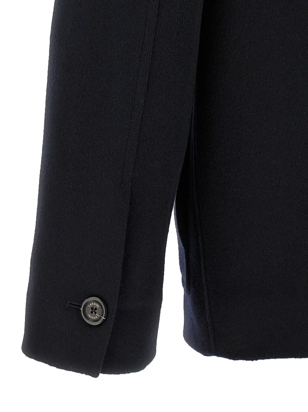 Lardini Lardini Blue Cashmere Full-Length Jacket
