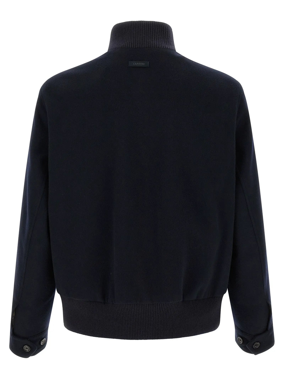 Lardini Lardini Blue Virgin Wool Full-Length Jacket