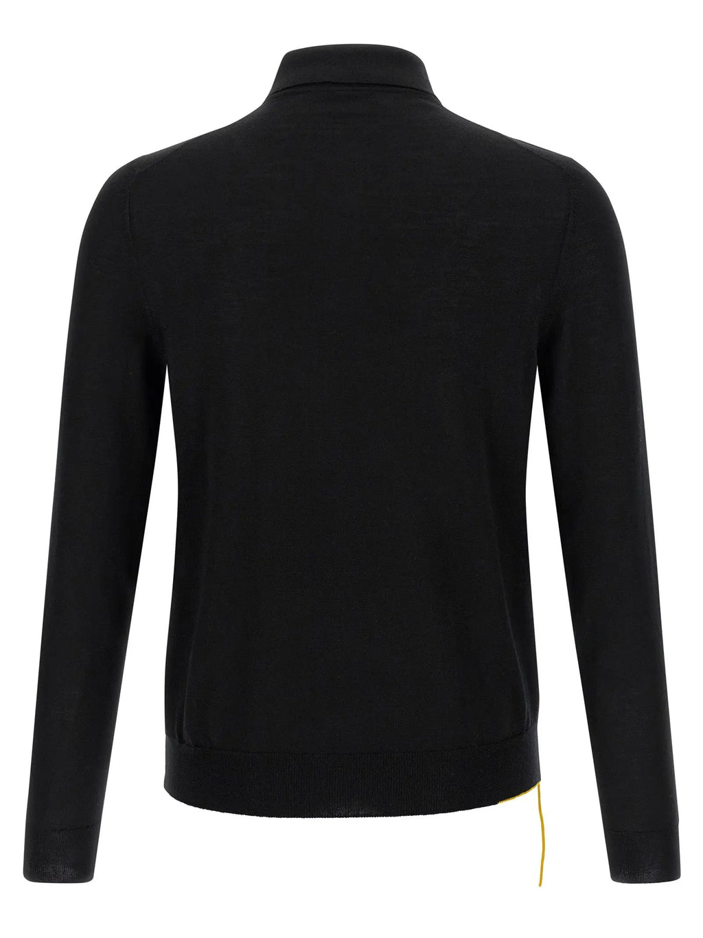 Fendi Fendi Black Virgin Wool Polo Shirt