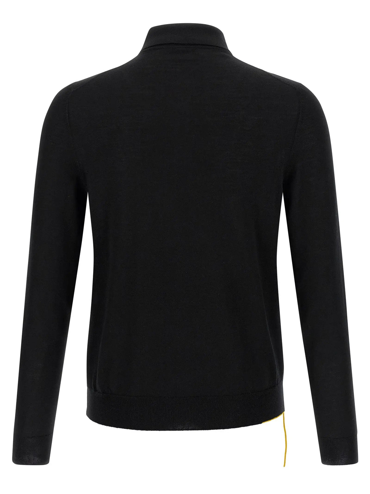 Fendi Fendi Black Virgin Wool Polo Shirt