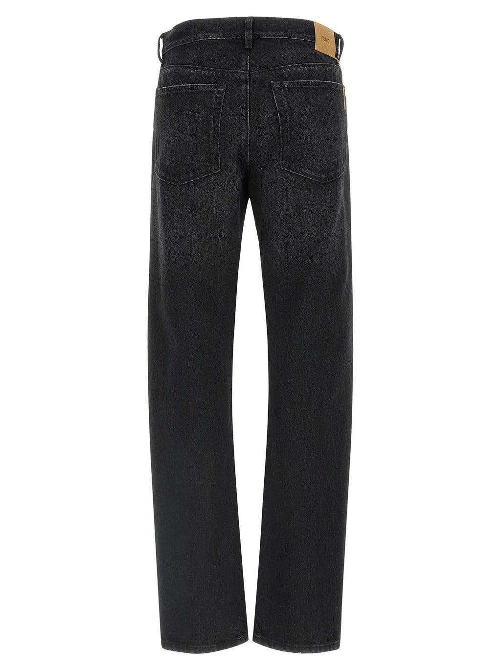 Fendi Fendi Black Cotton Jeans Denim