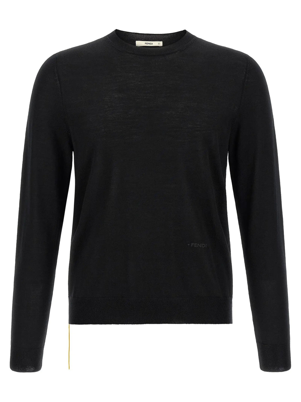 Fendi Fendi Black Virgin Wool Cardigan