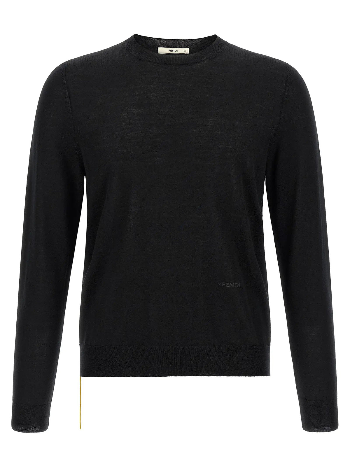 Fendi Fendi Black Virgin Wool Cardigan