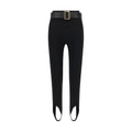 Self-Portrait Self-Portrait Black Viscose Athletic Pants