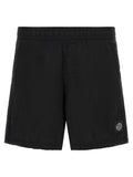 Stone Island Stone Island Black Polyamide Cargo Shorts