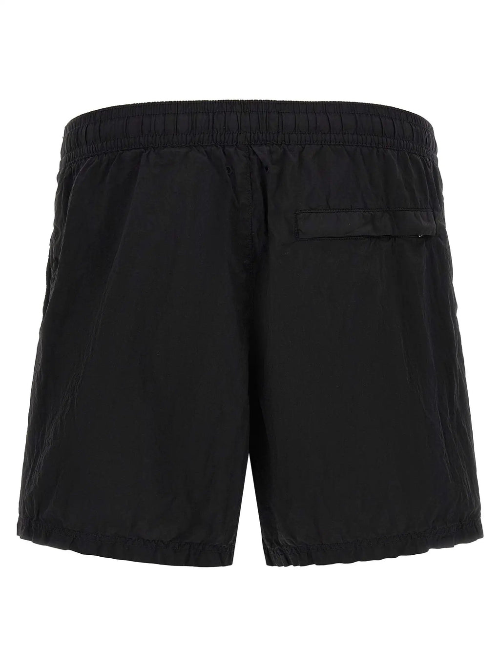 Stone Island Stone Island Black Polyamide Cargo Shorts