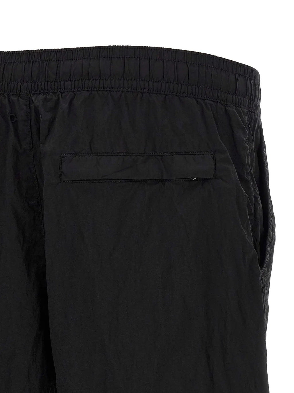 Stone Island Stone Island Black Polyamide Cargo Shorts