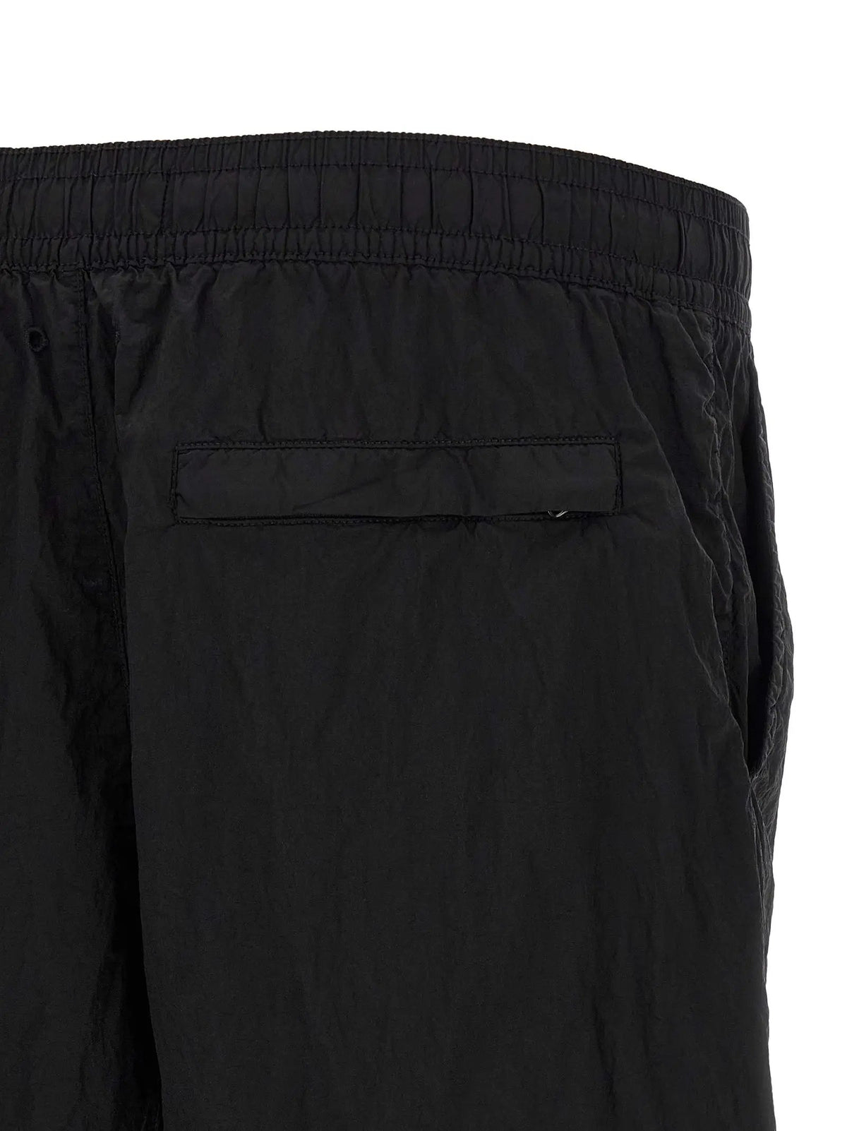 Stone Island Stone Island Black Polyamide Cargo Shorts