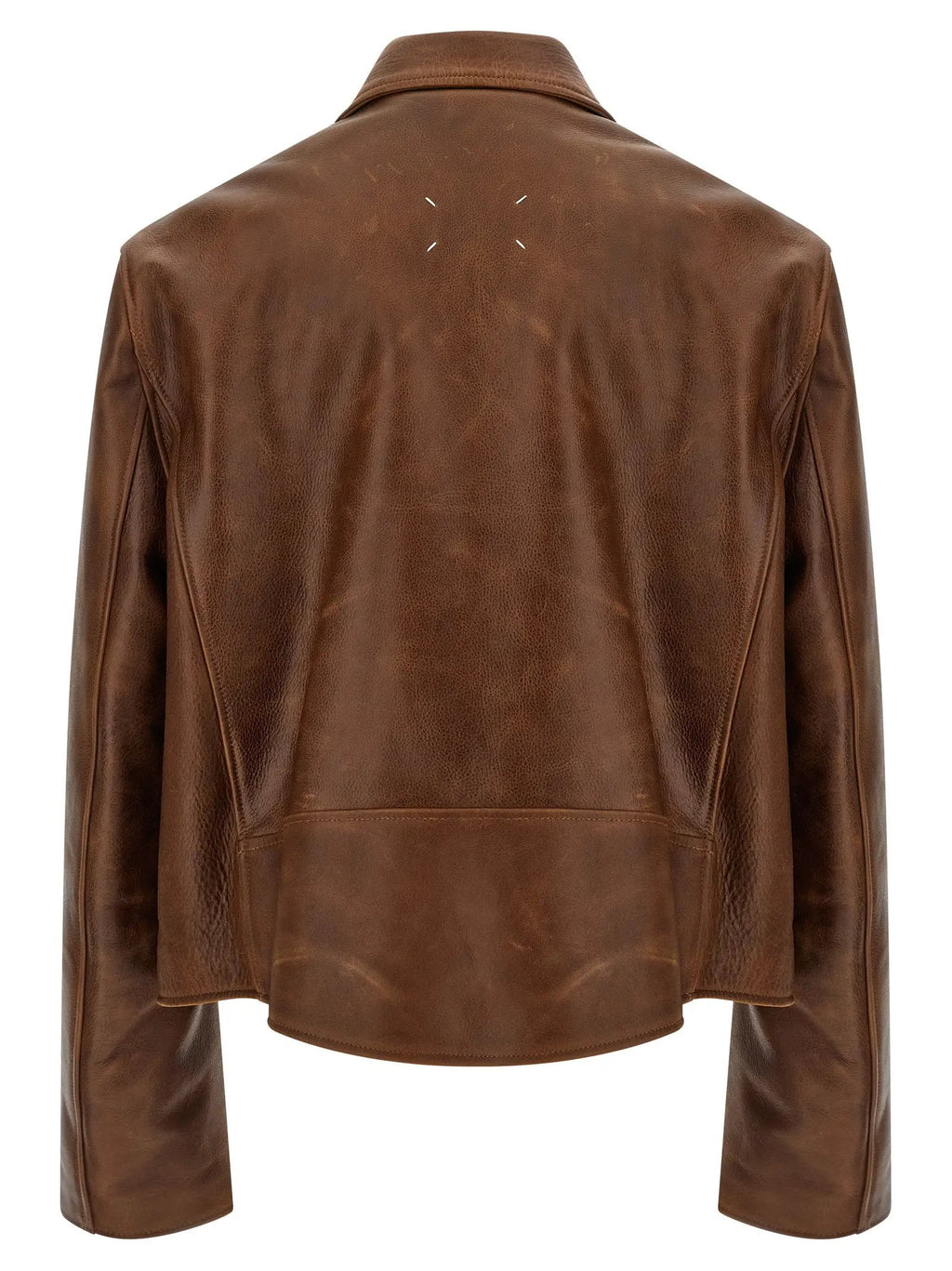 Maison Margiela Maison Margiela Brown Calfskin Leather Jacket