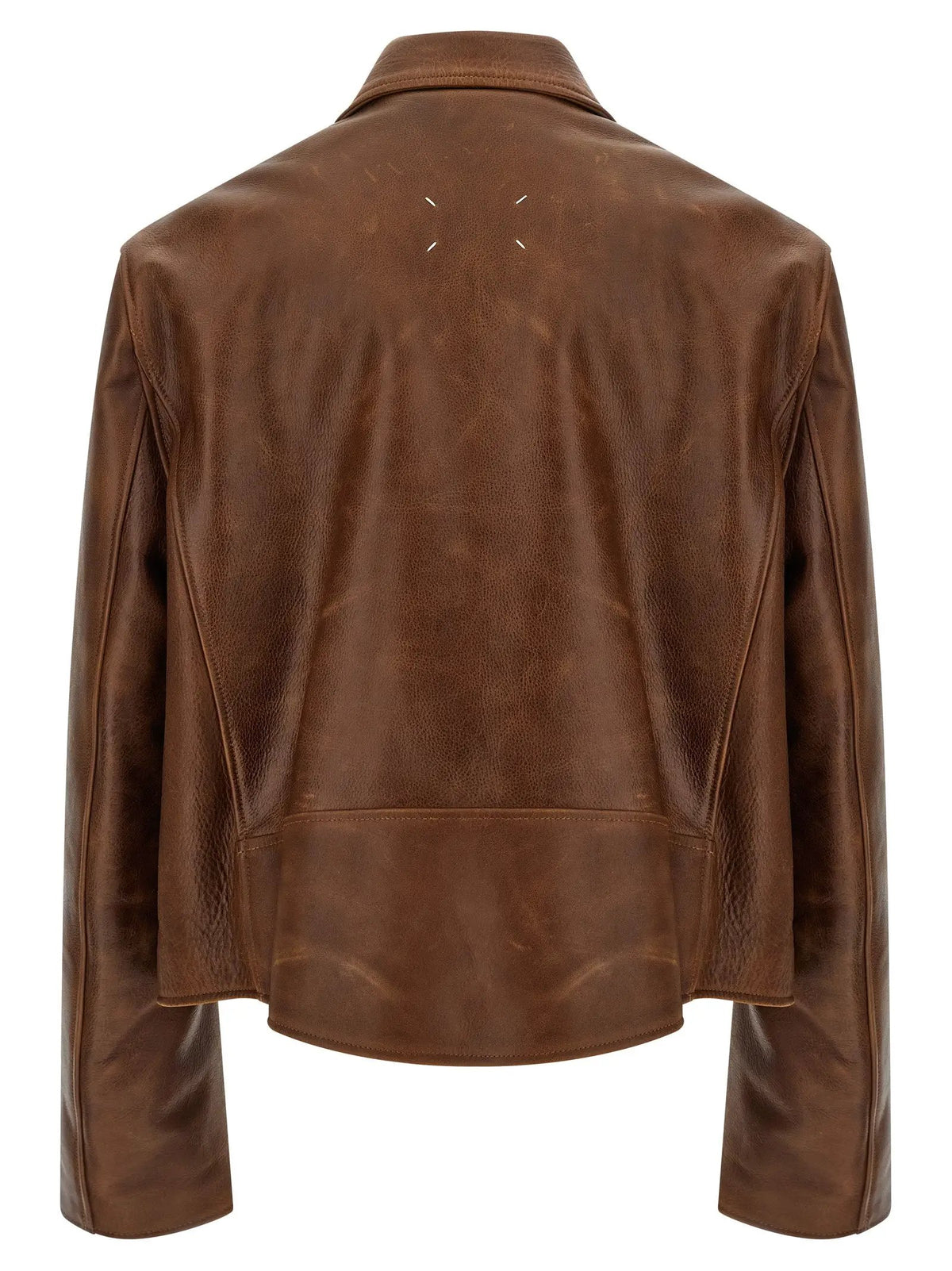 Maison Margiela Maison Margiela Brown Calfskin Leather Jacket