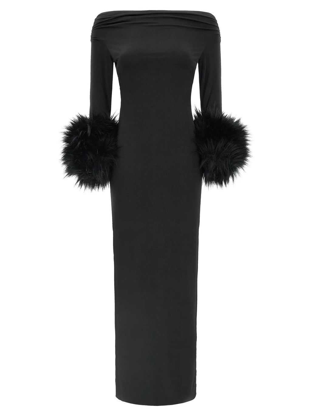 The Andamane The Andamane Black Polyester Long Dress