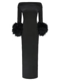 The Andamane The Andamane Black Polyester Long Dress