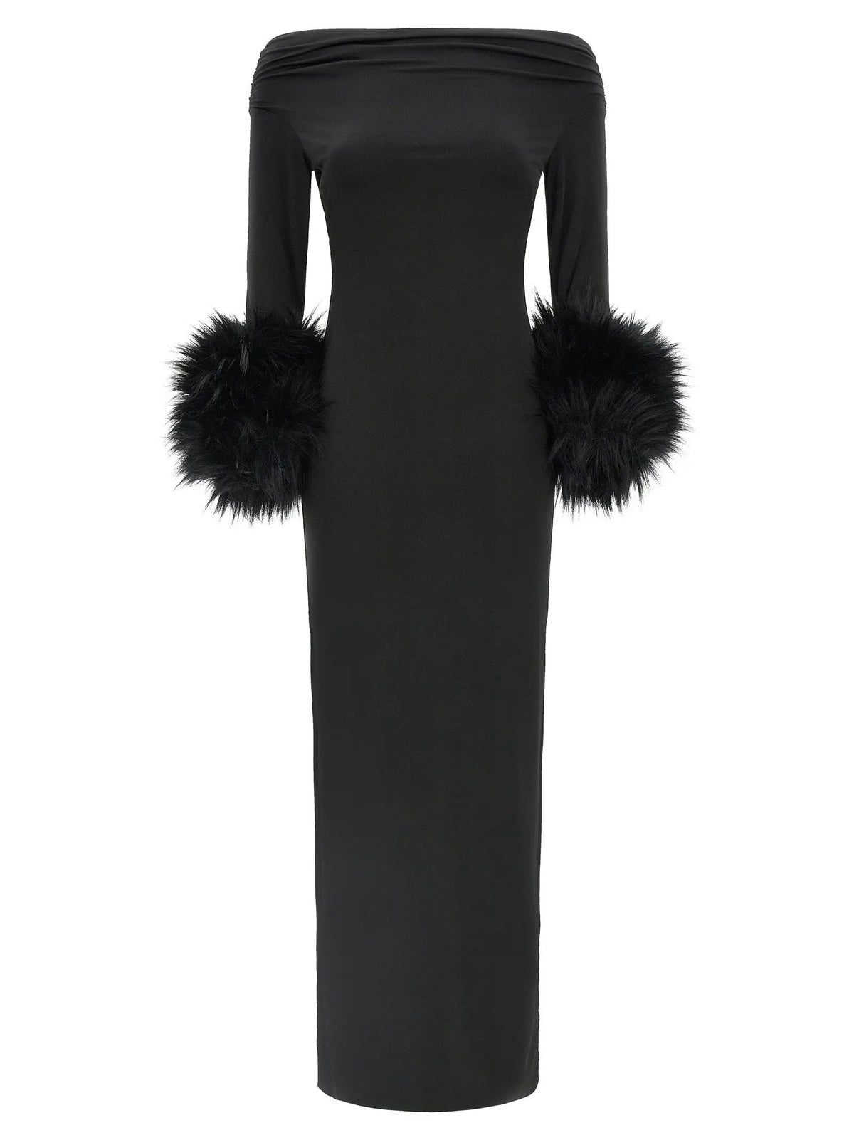 The Andamane The Andamane Black Polyester Long Dress