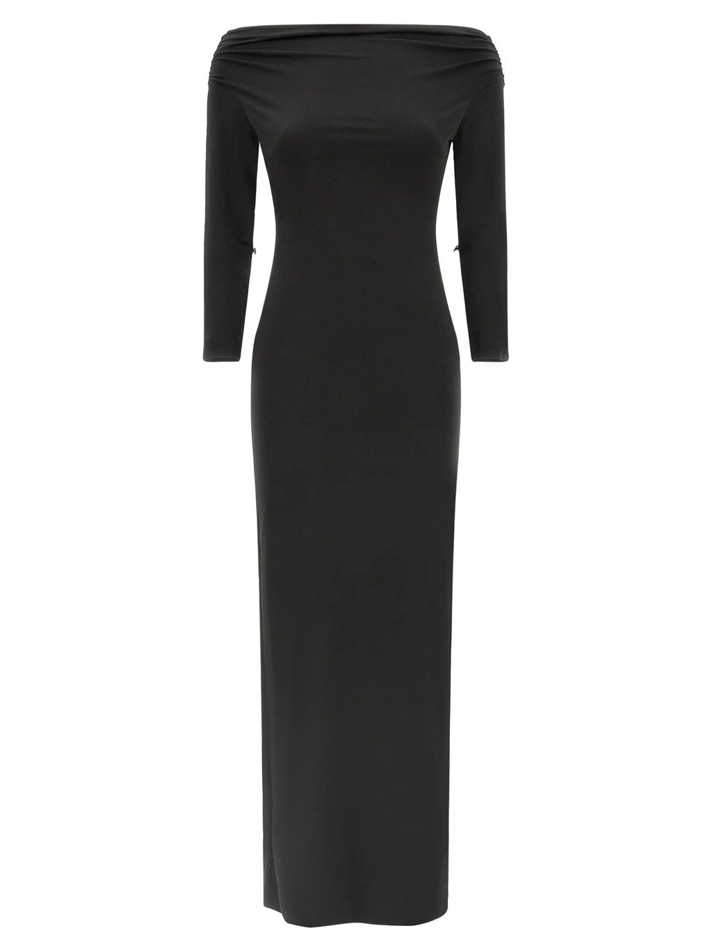 The Andamane The Andamane Black Polyester Long Dress