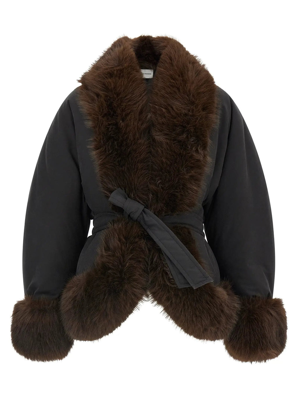 The Andamane The Andamane Black Polyester Full-Length Jacket