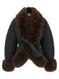 The Andamane The Andamane Black Polyester Full-Length Jacket